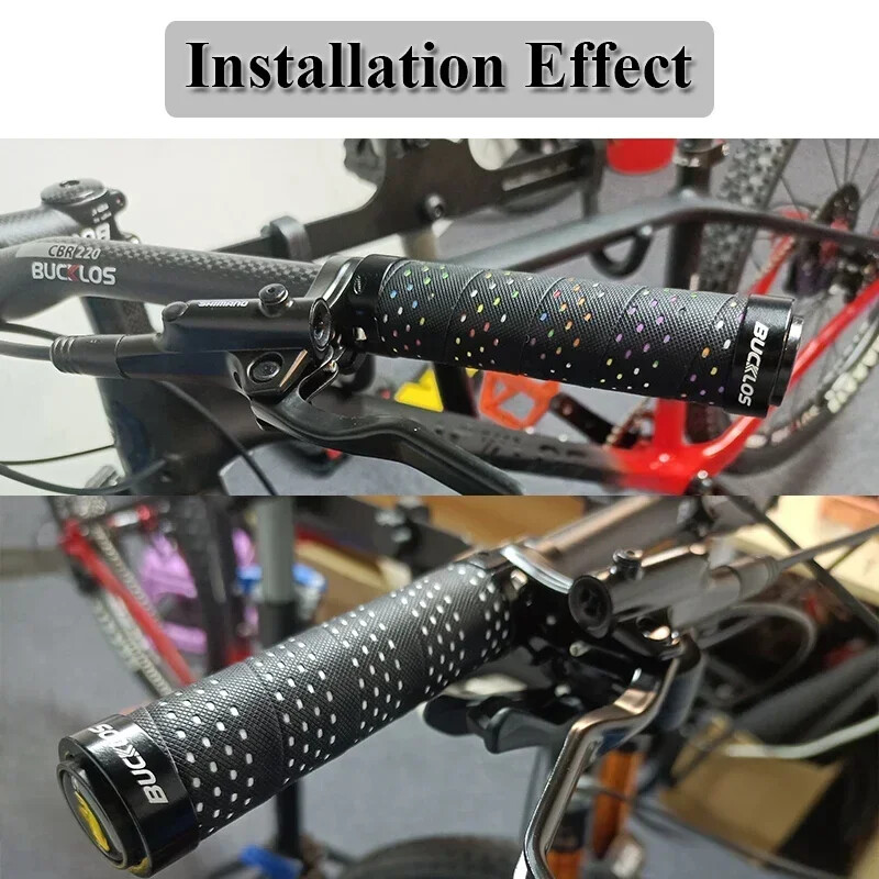 1 pāris BUCKLOS velosipēda stūres rokturi Mīkstie 22,2 mm MTB roktura bloķēšanas rokturi Ērti triecienizturīgi velosipēda lentes rokturi velosipēda daļas