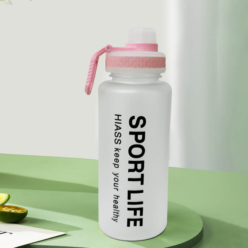 1000 ml sporta ūdens pudeles matēta kosmosa kauss liela ietilpība necaurlaidīgas dzeršanas pudeles āra ceļojumu tējkanna