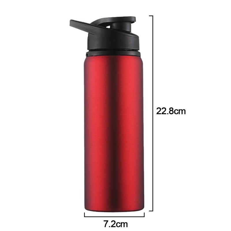 Metalna boca za vodu od 700 ml od nehrđajućeg čelika Biciklistička boca za vodu za ravno pijenje na otvorenom Sportsko kuhalo za vodu