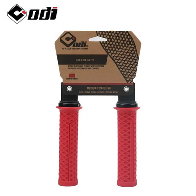 ODI silikona velosipēda stūres rokturi MTB pretslīdes velosipēda stūres pārsegs amortizators kalnu salokāms BMX riteņbraukšanas roktura aproce