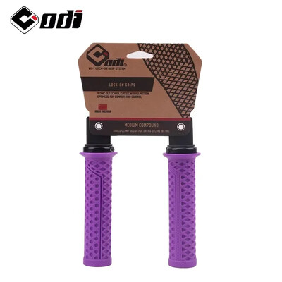 ODI silikona velosipēda stūres rokturi MTB pretslīdes velosipēda stūres pārsegs amortizators kalnu salokāms BMX riteņbraukšanas roktura aproce