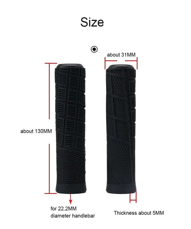 ODI silikona velosipēda stūres rokturi MTB pretslīdes velosipēda stūres pārsegs amortizators kalnu salokāms BMX riteņbraukšanas roktura aproce