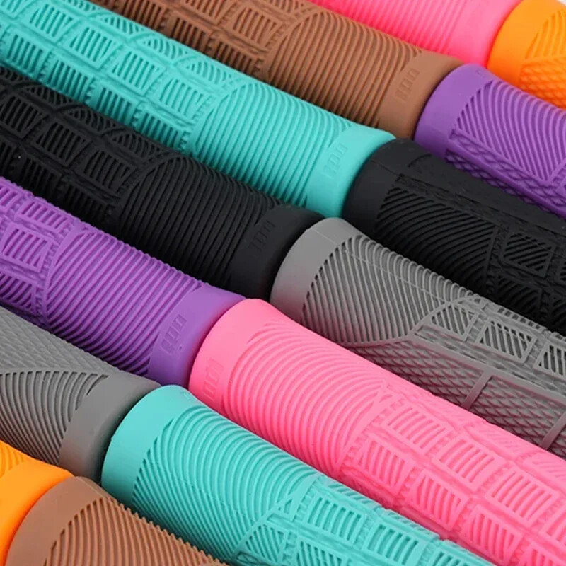 ODI silikona velosipēda stūres rokturi MTB pretslīdes velosipēda stūres pārsegs amortizators kalnu salokāms BMX riteņbraukšanas roktura aproce