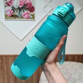 1PC 1000ml nepropusna sportska boca za vodu bez BPA s oznakom vremena Visokokvalitetna tura, planinarenje, prijenosna, moje omiljene boce za piće