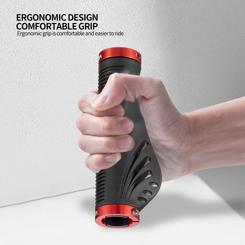 MOTSUV velosipēda rokturi Riteņbraukšanai MTB velosipēda stūre alumīnija sakausējums Double Lock Pretslīdes gumijas stūres šosejas velosipēdu piederumu daļa