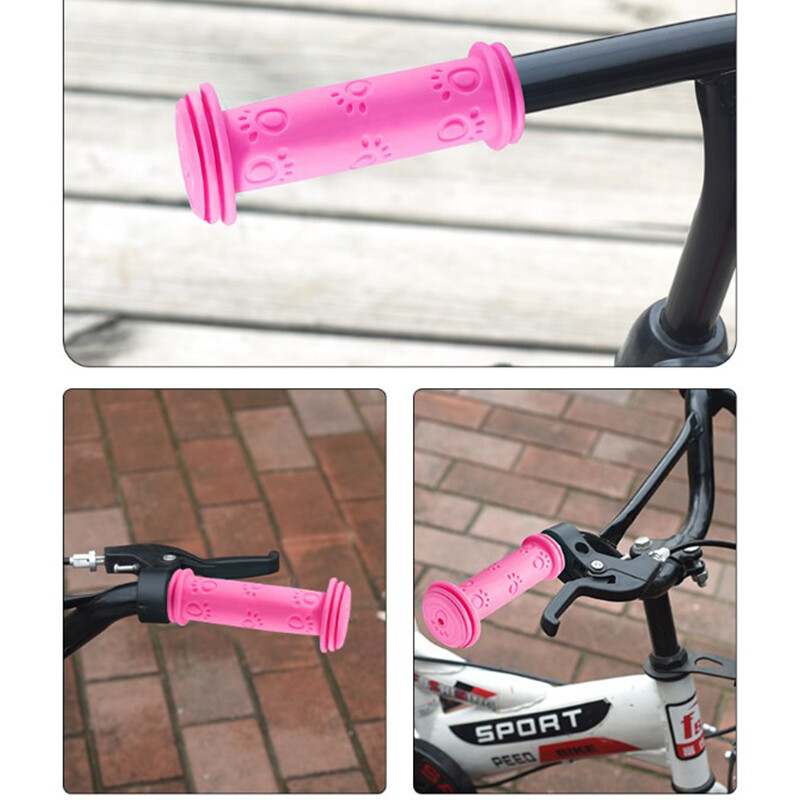 1 pāris gumijas rokturis velosipēda roktura roktura roktura pārsegs pretslīdes trīsriteņa skeitborda skrejriteņa stūre bērniem bērniem, kuri brauc ar velosipēdu