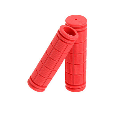 1 pair velosipēda stūres rokturi Gumijas mīksta, neslīdoša triecienizturīga kalnu salokāmā velosipēda roktura stienis pretslīdēšanas velosipēdu piederumi