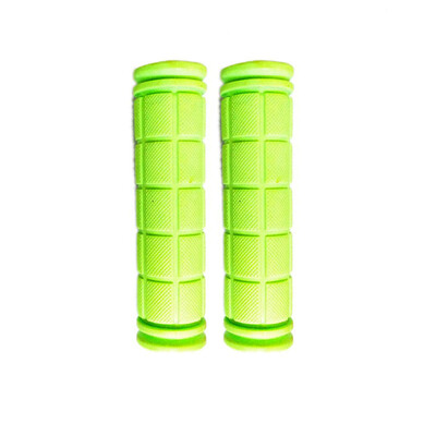 1 pair velosipēda stūres rokturi Gumijas mīksta, neslīdoša triecienizturīga kalnu salokāmā velosipēda roktura stienis pretslīdēšanas velosipēdu piederumi