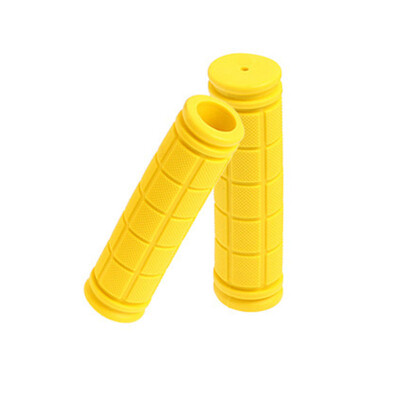 1 pair velosipēda stūres rokturi Gumijas mīksta, neslīdoša triecienizturīga kalnu salokāmā velosipēda roktura stienis pretslīdēšanas velosipēdu piederumi