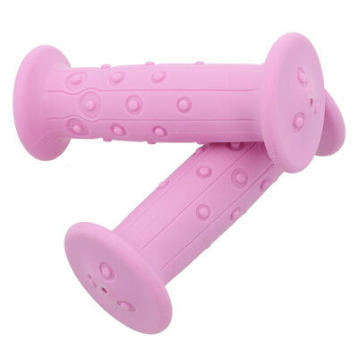 1 pāris gumijas bērnu velosipēda stūres stienis, gumijas roktura nodalījums 19 mm stūrei 3,6 collu bērnu velosipēda stūres rokturi