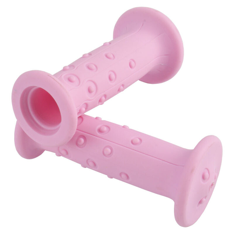 1 pāris gumijas bērnu velosipēda stūres stienis, gumijas roktura nodalījums 19 mm stūrei 3,6 collu bērnu velosipēda stūres rokturi