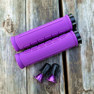 Īpaši vieglie kalnu velosipēdu rokturi riteņbraukšanas stūre silikagels, neslīdoši amortizatori, vienas slēdzenes izplešanās Mtb velosipēda rokturi