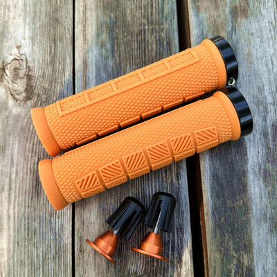 Īpaši vieglie kalnu velosipēdu rokturi riteņbraukšanas stūre silikagels, neslīdoši amortizatori, vienas slēdzenes izplešanās Mtb velosipēda rokturi