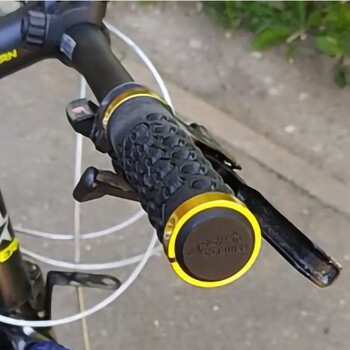 Propalm Mountain Bike Grips Αντιολισθητικά άνετα καλύμματα τιμονιού Λαστιχένια καλύμματα με δαχτυλίδια αλουμινίου με κλειδαριά ανταλλακτικά ποδηλάτου