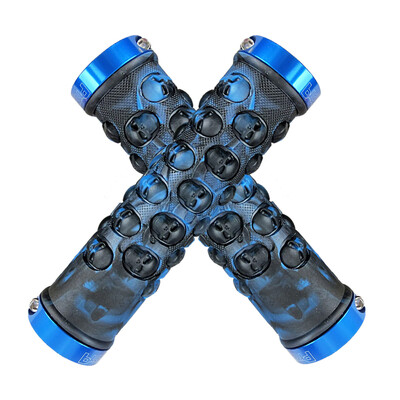 Propalm kalnu velosipēda rokturi, neslīdoši ērti stūres pārsegi gumijas pārsegi ar alumīnija bloķēšanas gredzeniem, velosipēdu daļas