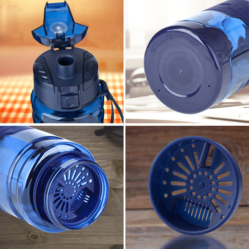 700/1000 ml ūdens pudele BPA bezmaksas āra trenažieru zāle fitnesa sporta ūdens pudeles pārnēsājamas videi draudzīgas plastmasas dzeramā pudele