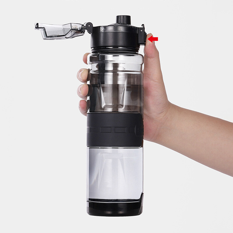 700/1000 ml ūdens pudele BPA bezmaksas āra trenažieru zāle fitnesa sporta ūdens pudeles pārnēsājamas videi draudzīgas plastmasas dzeramā pudele