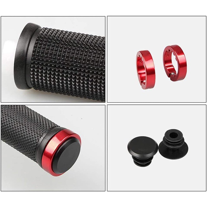 Velosipēdu rokturi MTB aproces pretslīdes velosipēda stūres pārsegs gumijas BMX kalnu velosipēda slēdzene uz rokturiem Grip Velosipēdu piederumi