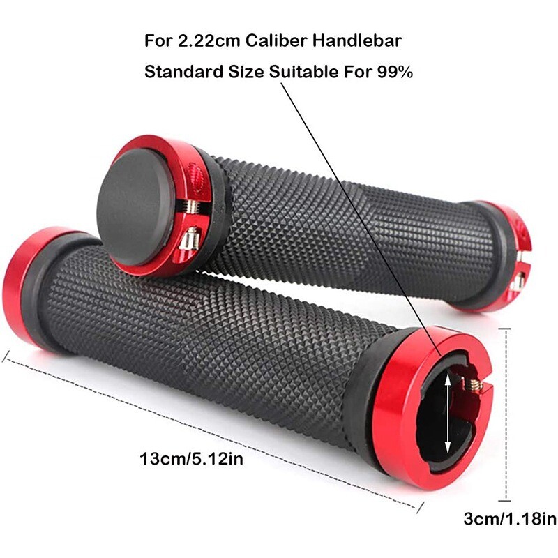 Velosipēdu rokturi MTB aproces pretslīdes velosipēda stūres pārsegs gumijas BMX kalnu velosipēda slēdzene uz rokturiem Grip Velosipēdu piederumi