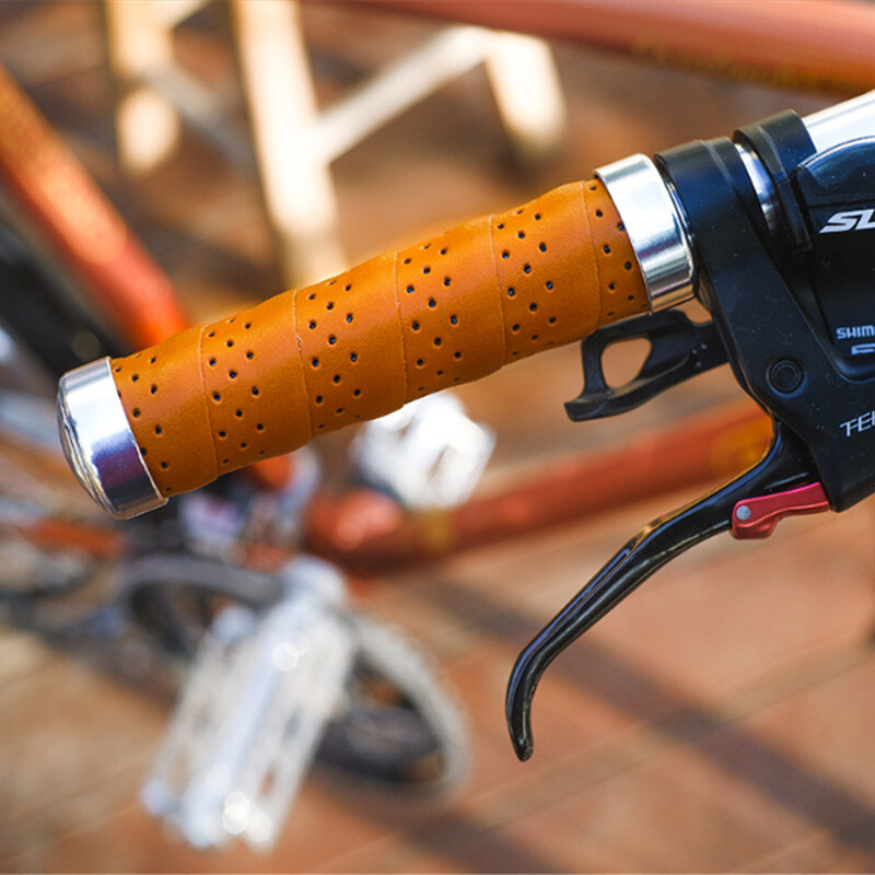 Retro ručke za bicikle Prozračne gradske ležerne ručke za upravljače od mikrovlakana za sklopivi bicikl u 4 boje Ručni rad