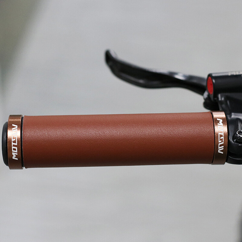 MTB velosipēda rokturis retro šūts rokturis dubultā slēdzene, PU āda, šūts šosejas velosipēda stūres rokturis velosipēda roktura rokturis velosipēda piederumi