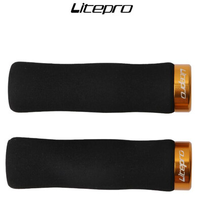 JKLitepro Litepro MTB kalnu velosipēda sūklis bloķēšanas stūres rokturi Ultralight 98g rokturi 22,2 mm stūre Brompton BMX velosipēdam