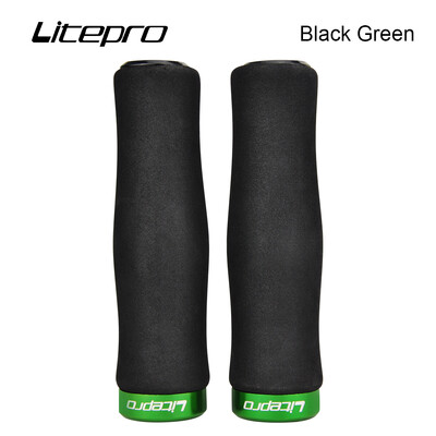 JKLitepro Litepro MTB kalnu velosipēda sūklis bloķēšanas stūres rokturi Ultralight 98g rokturi 22,2 mm stūre Brompton BMX velosipēdam