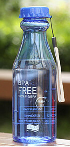 Kristāla ūdens pudele, caurspīdīga, matēta, necaurlaidīga plastmasas tējkanna 550 ml pārnēsājama ūdens pudele ceļojumu jogas skriešanas kempingam