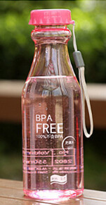 Kristāla ūdens pudele, caurspīdīga, matēta, necaurlaidīga plastmasas tējkanna 550 ml pārnēsājama ūdens pudele ceļojumu jogas skriešanas kempingam