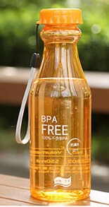 Kristāla ūdens pudele, caurspīdīga, matēta, necaurlaidīga plastmasas tējkanna 550 ml pārnēsājama ūdens pudele ceļojumu jogas skriešanas kempingam