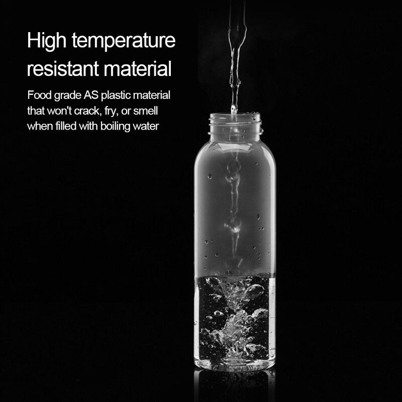 Vienkārša sporta ūdens pudele lielas ietilpības tējas kafijas tase Augstas kvalitātes plastmasas dzeramā ūdens tase Pārnēsājami āra virtuves instrumenti