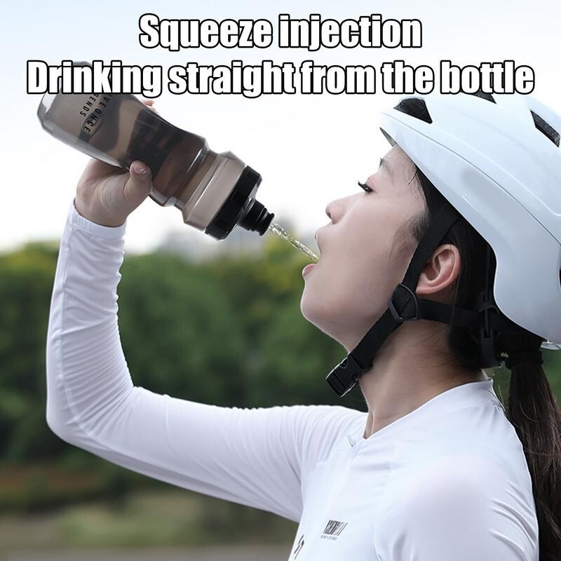 Velosipēdu ūdens pudele āra sportam Pārtikas kvalitātes PP materiāls Riteņbraukšanas aprīkojums Pārnēsājams lielas ietilpības dzērienu sporta ūdens pudele