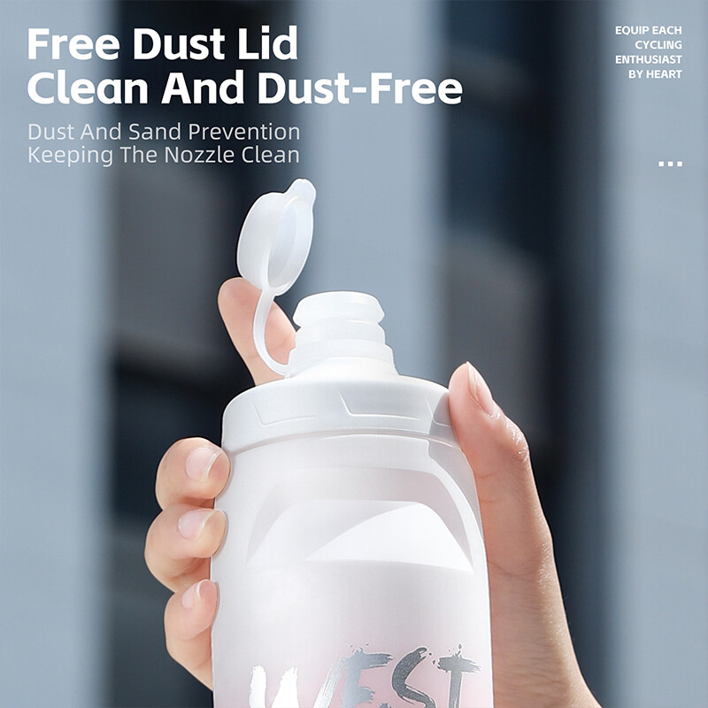 WEST BIKING pārnēsājama velosipēda ūdens pudele 620/750 ml ūdens pudeles saspiežamā krūze Running Fitness āra sporta tējkanna velosipēda kauss