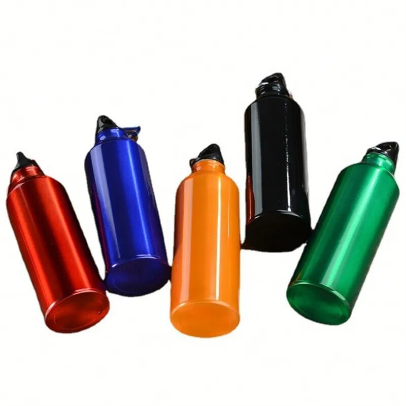 1 gab 500 ml pārnēsājama necaurlaidīga alumīnija ūdens pudele āra sportam, trenažieru zālei, alpīnismam un pārgājieniem — izturīga un viegla