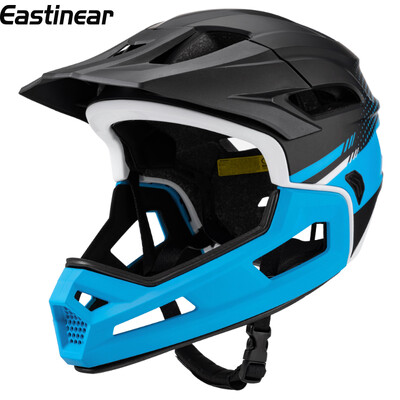 Eastinear augstas kvalitātes pieaugušo kalnu velosipēda ķivere ar pilnu seju, noņemama viegla, elpojoša sporta nobrauciena MTB šosejas ķivere