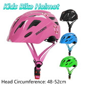 Детска велосипедна каска Дишаща защитна каска със задни светлини Лека каска за каране на скейтборд Велосипед за баланс