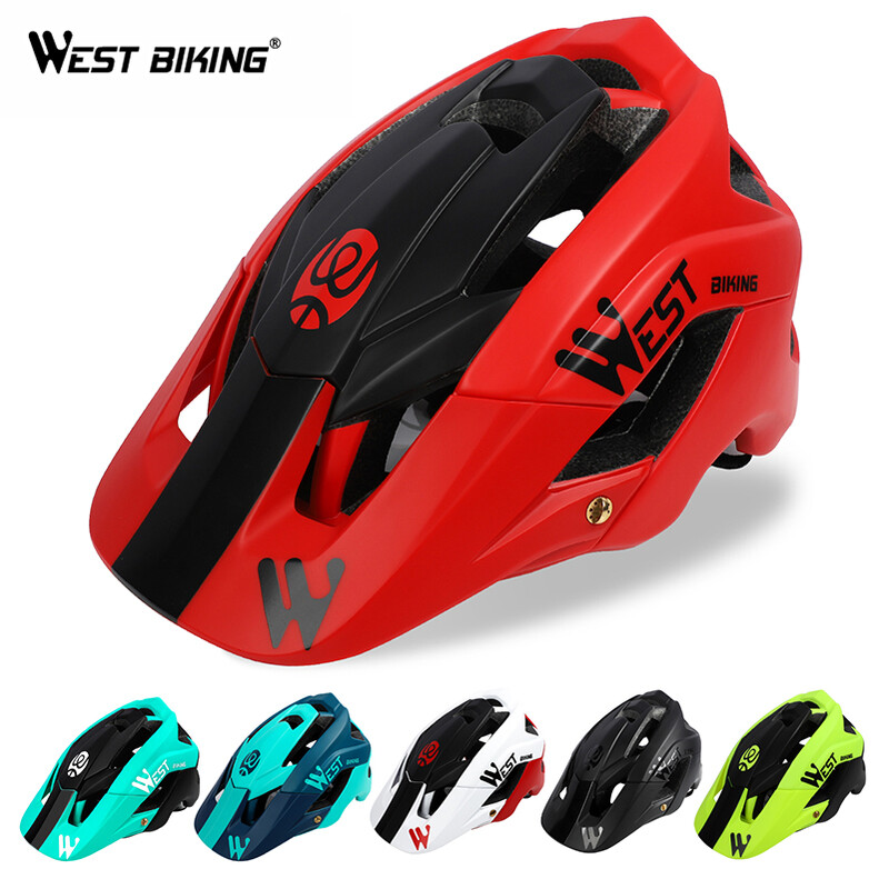 WEST BIKING Ultraviegla velosipēdistu ķivere Drošības sporta velosipēdistu ventilācijas atveres Casco Ciclismo aizsargķivere kalnu šosejas velosipēdiem vīriešiem sieviešu ķivere