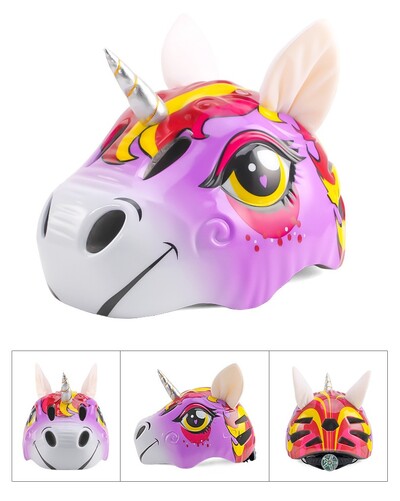 5-10 ani Căști de biciclete pentru copii Bicicletă electrică Ciclism Călărie Role Patine lungi Placă pentru copii Echipament de desene animate cu animale reglabil