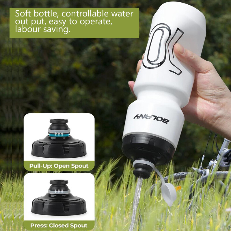 750 ml velosipēda ūdens pudele kalnu šosejas velosipēds BPA bezmaksas āra riteņbraukšanas tējkanna pārnēsājama liela ietilpība āra sporta pudele