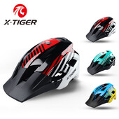 X-TIGER velosipēdistu ķivere Velosipēdu ķivere ar noņemamām magnētiskām brillēm Viegla kalnu riteņbraukšanas ķivere, regulējama pieaugušajiem vīriešiem