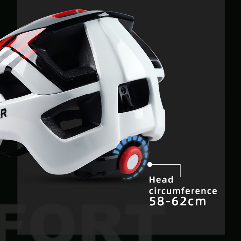 X-TIGER velosipēdistu ķivere Velosipēdu ķivere ar noņemamām magnētiskām brillēm Viegla kalnu riteņbraukšanas ķivere, regulējama pieaugušajiem vīriešiem