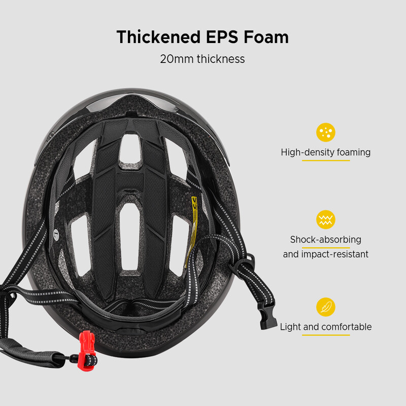 Lixada kalnu velosipēdistu ķivere Vieglas veloķiveres ar noņemamām magnētiskām brillēm un aizmugurējo gaismu