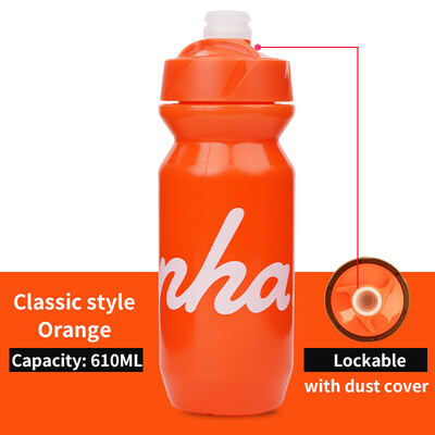 2022 JAUNA Rapha velosipēdistu ūdens pudele 610 ml 710 ml noplūdes necaurlaidīga strūklas strūklas slēdzama velosipēda izjādes sporta ūdens kauss ar putekļu aizsargu