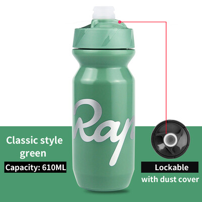 2022 JAUNA Rapha velosipēdistu ūdens pudele 610 ml 710 ml noplūdes necaurlaidīga strūklas strūklas slēdzama velosipēda izjādes sporta ūdens kauss ar putekļu aizsargu