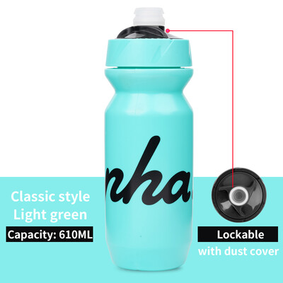 2022 JAUNA Rapha velosipēdistu ūdens pudele 610 ml 710 ml noplūdes necaurlaidīga strūklas strūklas slēdzama velosipēda izjādes sporta ūdens kauss ar putekļu aizsargu