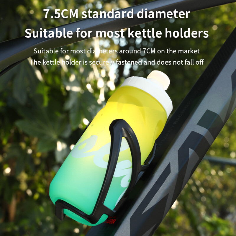 Velosipēda ūdens pudele 620 mm PP5 materiāls Riteņbraukšanas ūdens pudele Īpaši viegls, saspiežams, necaurlaidīgs sporta tējkanna Velosipēdu riteņbraukšanas aprīkojums