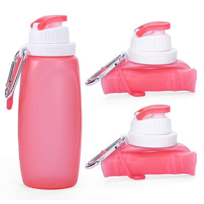 320 ml silikona sporta ūdens pudele pārnēsājama sporta zāles riteņbraukšanas kausa dzeramā pudele āra sporta fitnesam