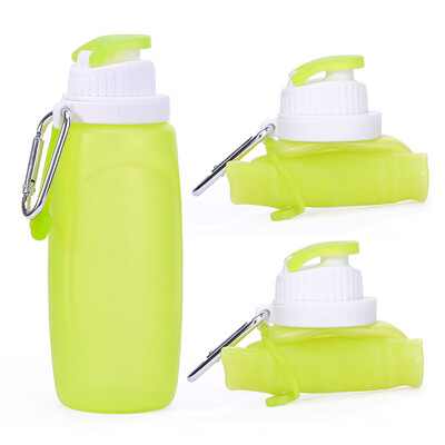 320 ml silikona sporta ūdens pudele pārnēsājama sporta zāles riteņbraukšanas kausa dzeramā pudele āra sporta fitnesam