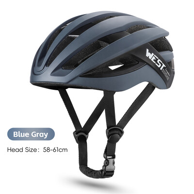 WEST BIKING Biciklističke kacige Bijeli cestovni bicikl Integralno oblikovana kaciga Višebojne aerodinamičke kacige Parovi Sportska sigurnosna oprema