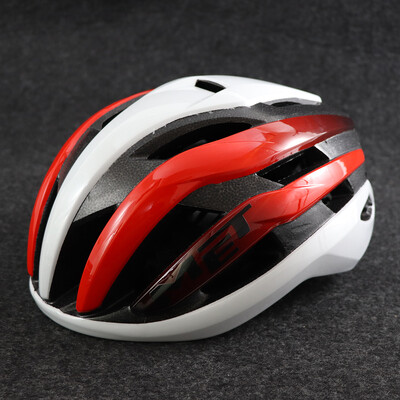 MET šosejas velosipēdistu Trenta ķivere īpaši vieglās MTB aerovelosipēdu ķiveres vīriešiem sievietēm, profesionālajām sacensībām riteņbraukšanas ķiveres izjādes